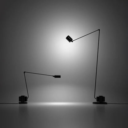 Dynamo Floor Lamp with LED Light and Adjustable Arms