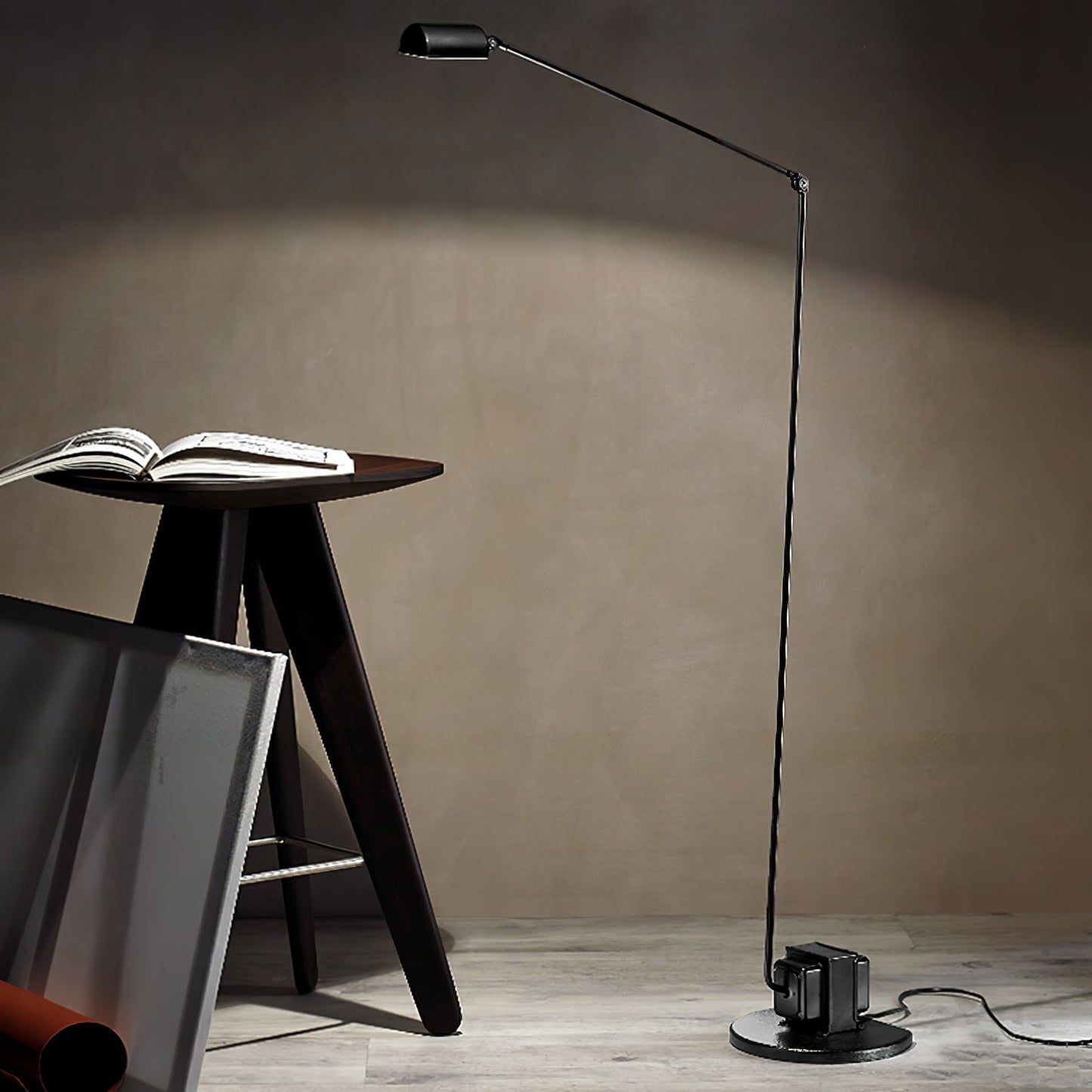 Dynamo Floor Lamp with LED Light and Adjustable Arms