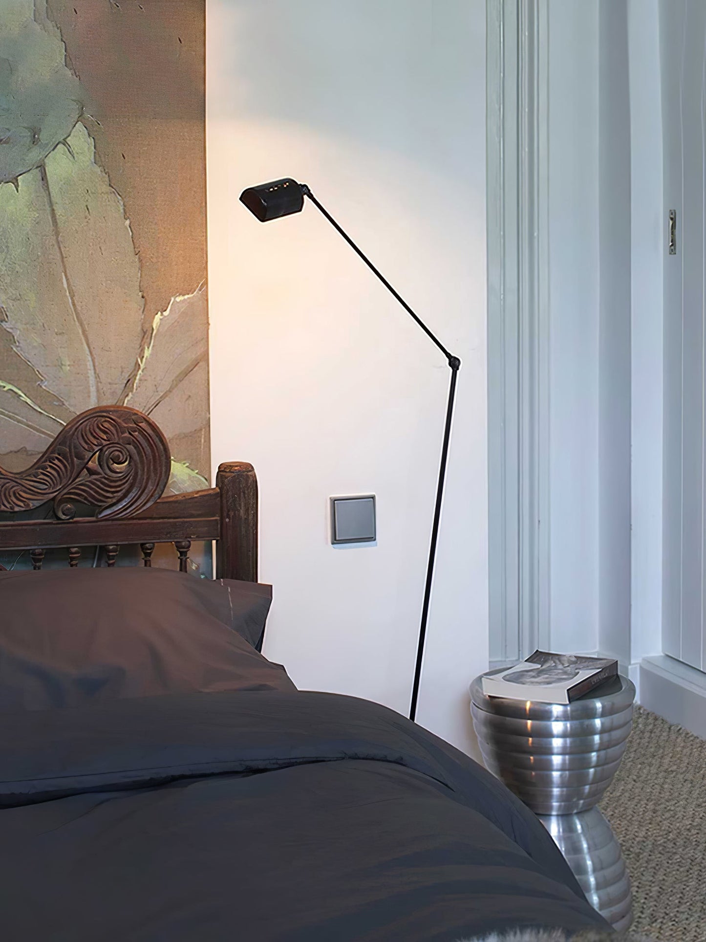 Dynamo Floor Lamp with LED Light and Adjustable Arms