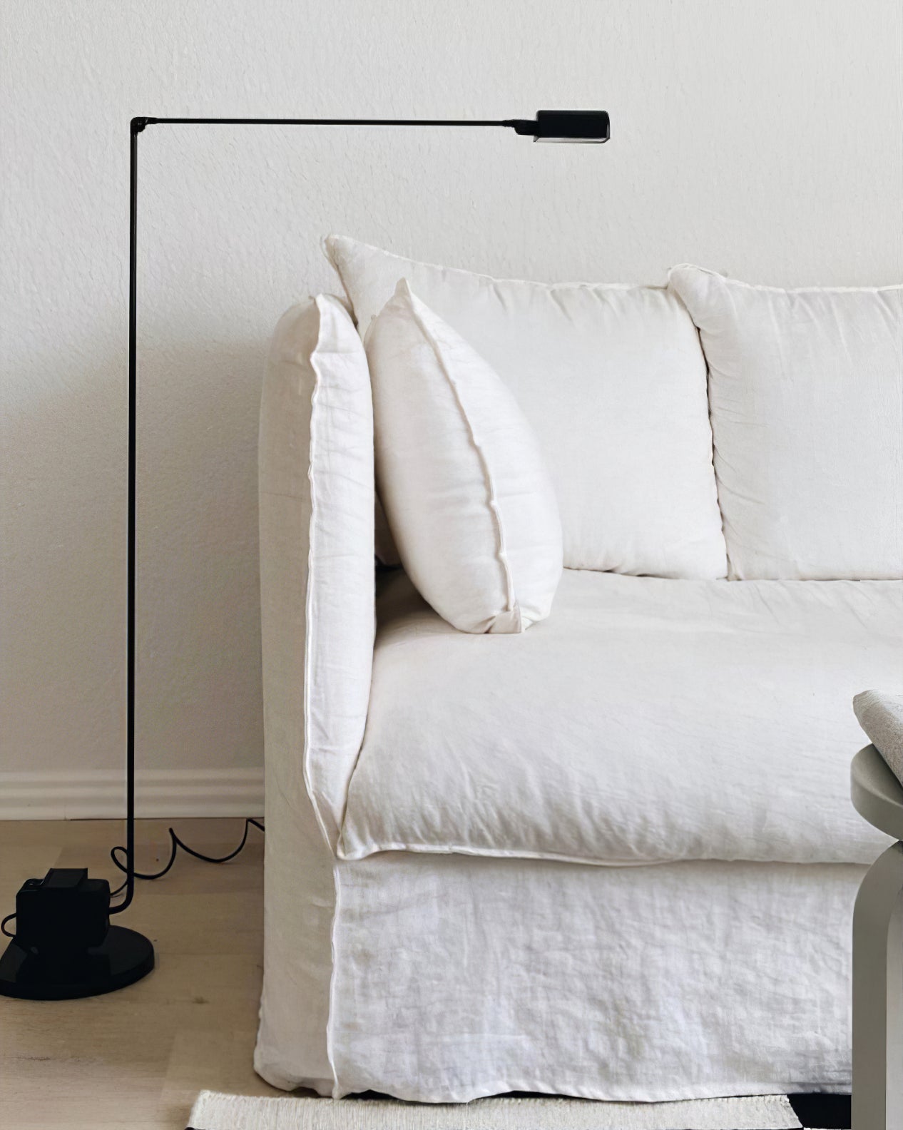 Dynamo Floor Lamp with LED Light and Adjustable Arms