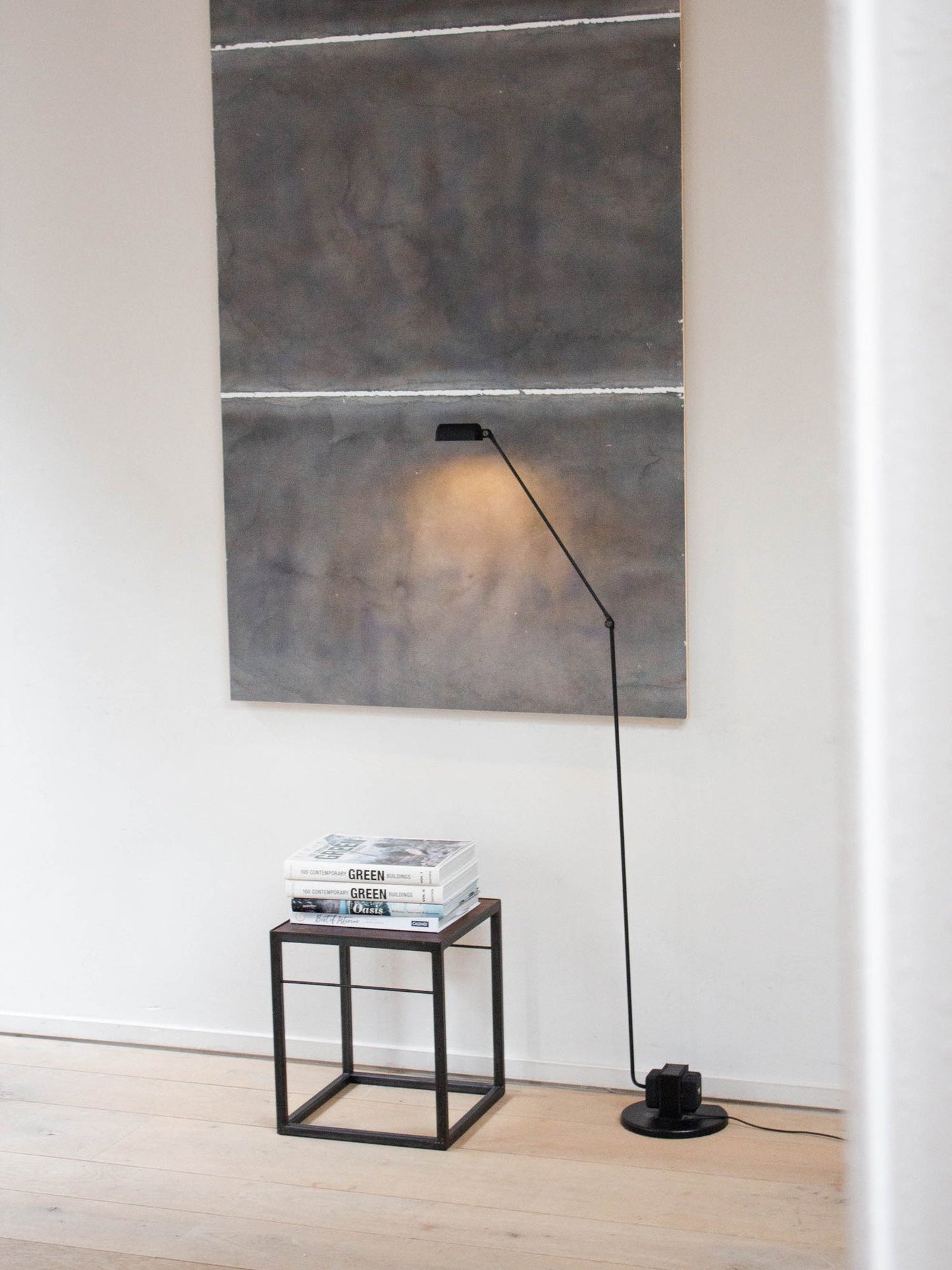 Dynamo Floor Lamp with LED Light and Adjustable Arms