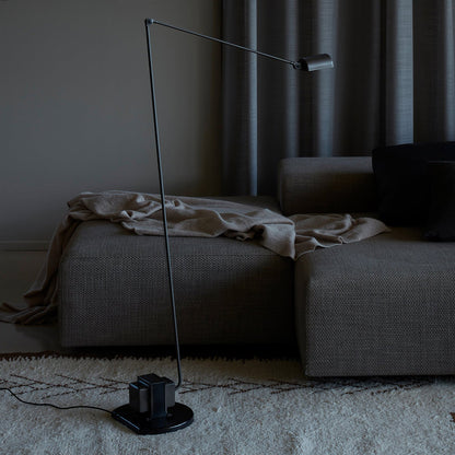 Dynamo Floor Lamp with LED Light and Adjustable Arms