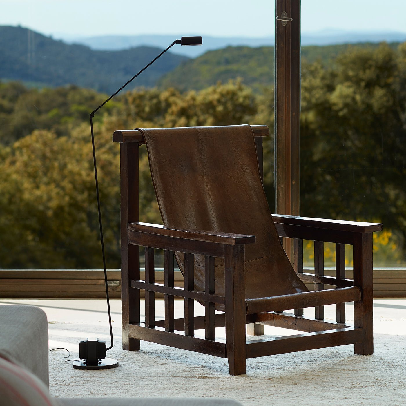 Dynamo Floor Lamp with LED Light and Adjustable Arms