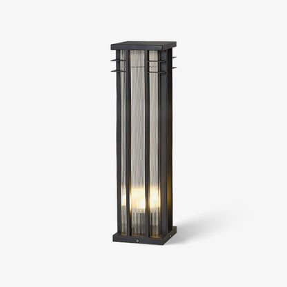 Double Axis Outdoor Post Lamp - Solar LED Waterproof Light