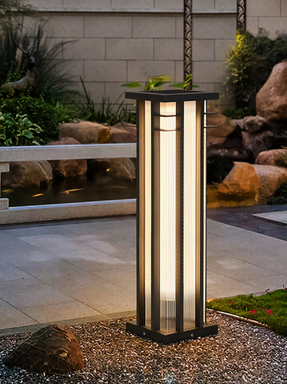 Double Axis Outdoor Post Lamp - Solar LED Waterproof Light