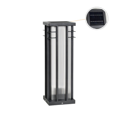 Double Axis Outdoor Post Lamp - Solar LED Waterproof Light
