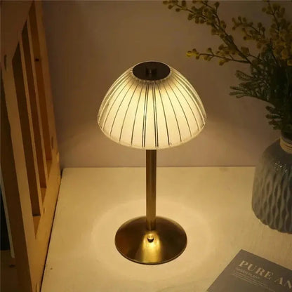 Elegant Crystal Table Lamp - Dimmable, Stunning Design