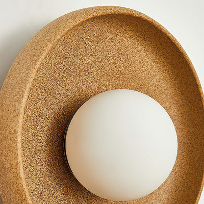 Dusk Round Wall Light - LED Indoor Ceramic Fixture