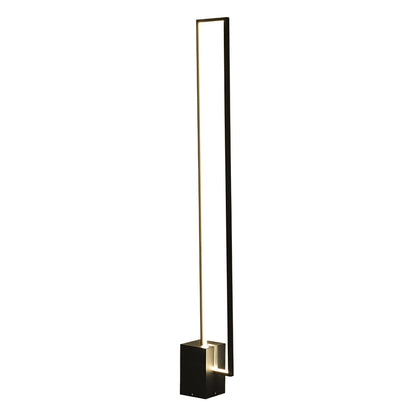 Edge Floor Lamp with Integrated LED - Modern Black Design