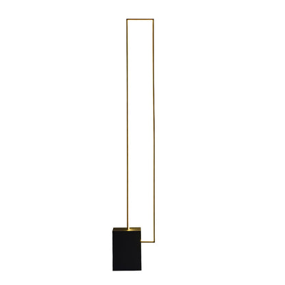 Edge Floor Lamp with Integrated LED - Modern Black Design