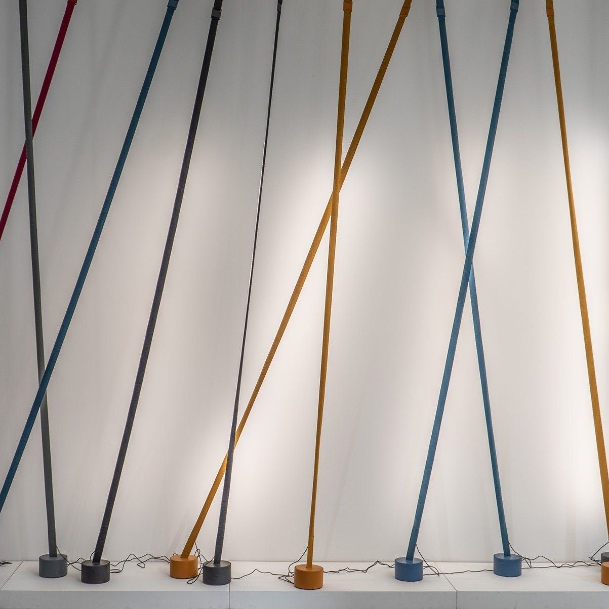Elastica Arbitrary Floor Lamp with Adjustable LED Light