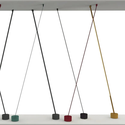 Elastica Arbitrary Floor Lamp with Adjustable LED Light