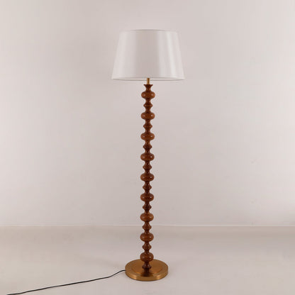 Eleanor Floor Lamp - Elegant LED Light with Black Base