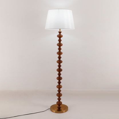 Eleanor Floor Lamp - Elegant LED Light with Black Base