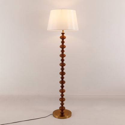 Eleanor Floor Lamp - Elegant LED Light with Black Base