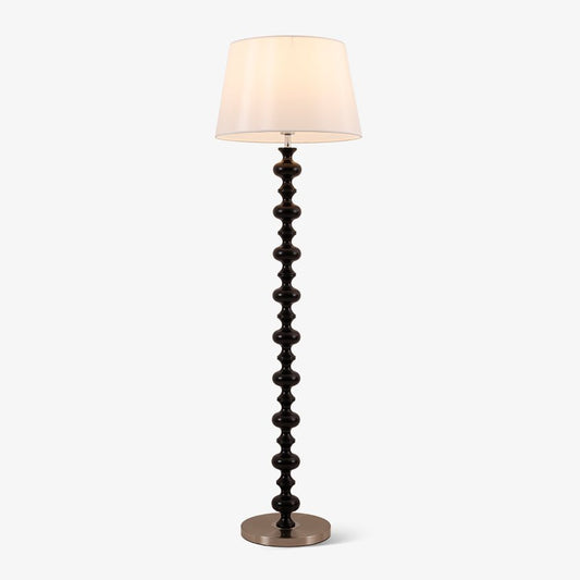 Eleanor Floor Lamp - Elegant LED Light with Black Base