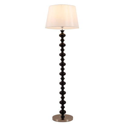 Eleanor Floor Lamp - Elegant LED Light with Black Base