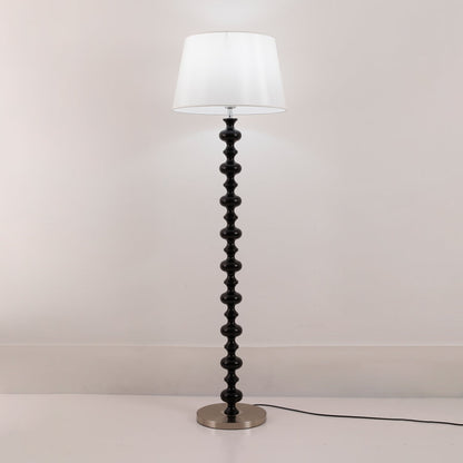 Eleanor Floor Lamp - Elegant LED Light with Black Base