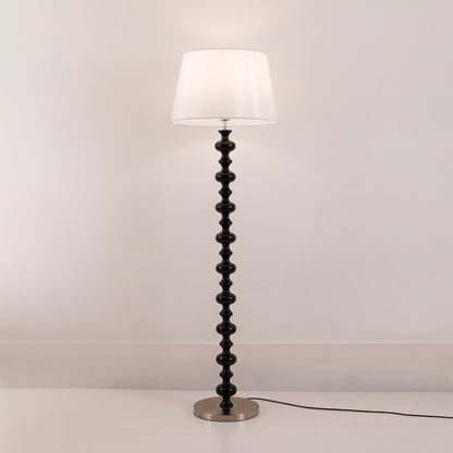 Eleanor Floor Lamp - Elegant LED Light with Black Base