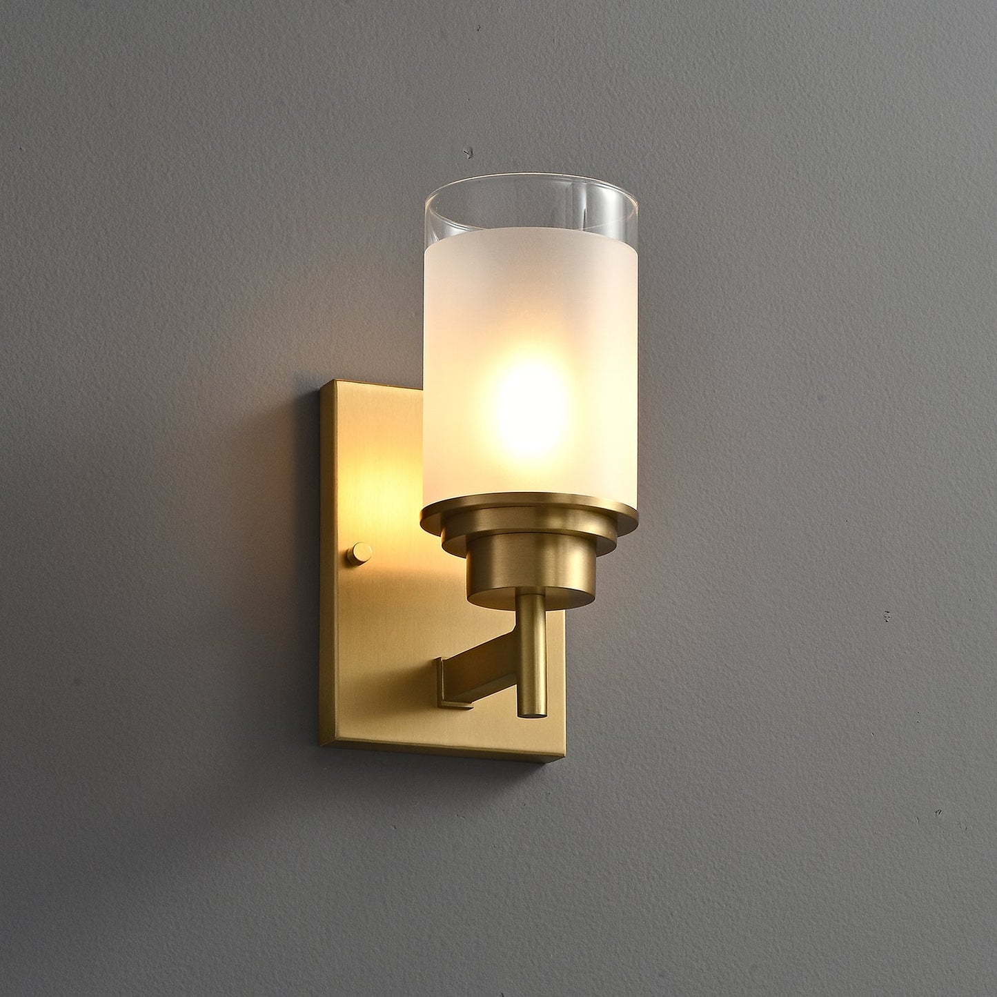 Elysian Wall Sconce LED Brass Indoor Light Fixture