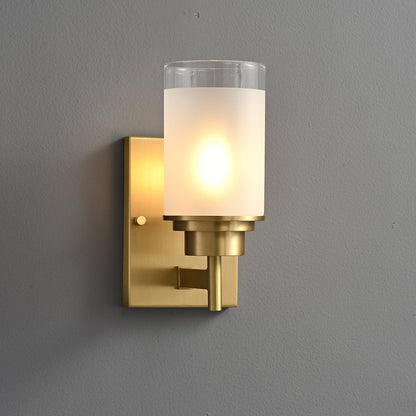 Elysian Wall Sconce LED Brass Indoor Light Fixture