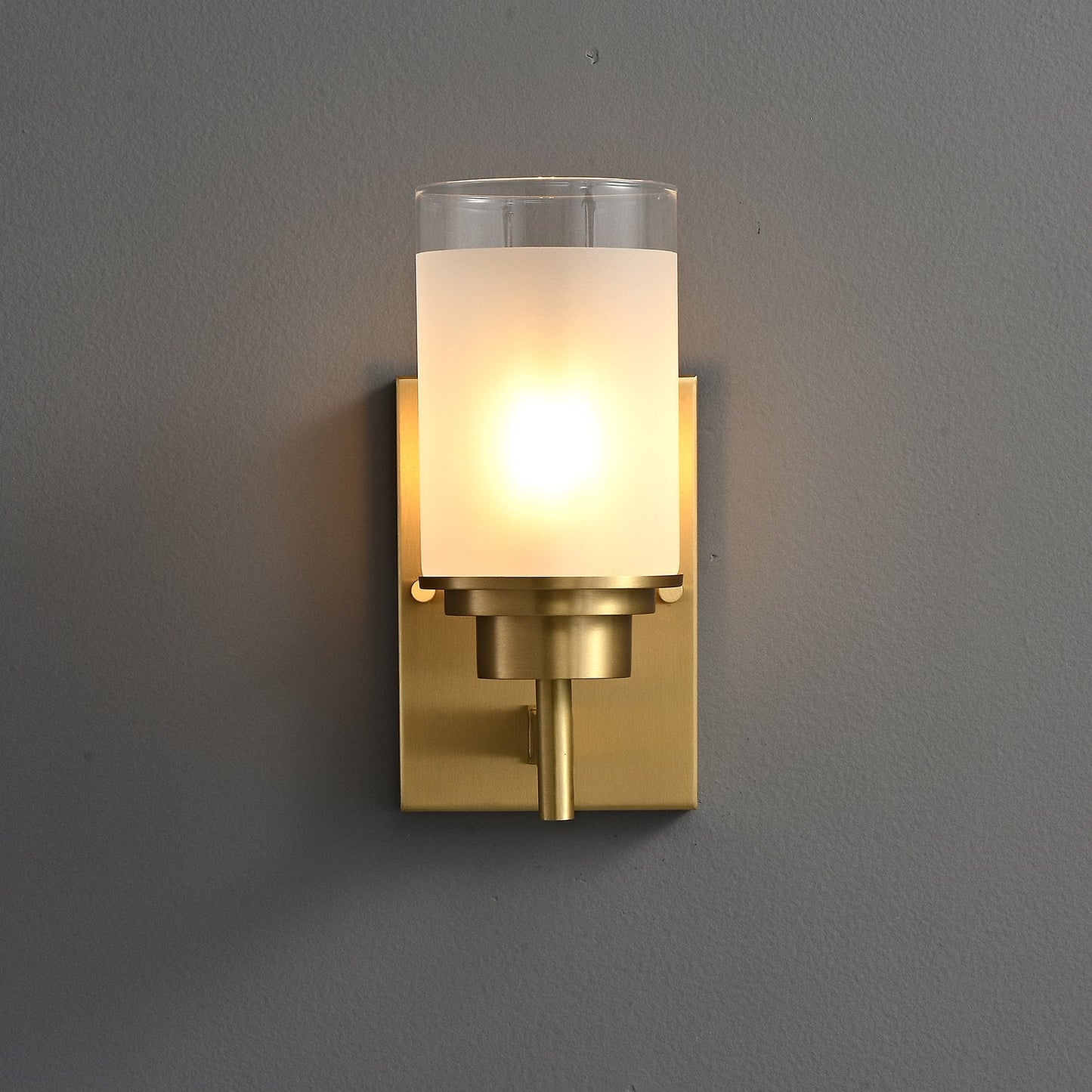 Elysian Wall Sconce LED Brass Indoor Light Fixture