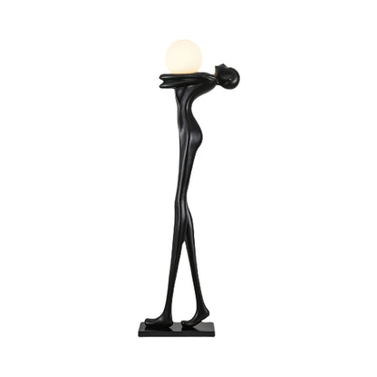 Embrace Ball Sculpture Floor Lamp - Modern LED Design