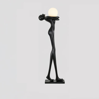 Embrace Ball Sculpture Floor Lamp - Modern LED Design