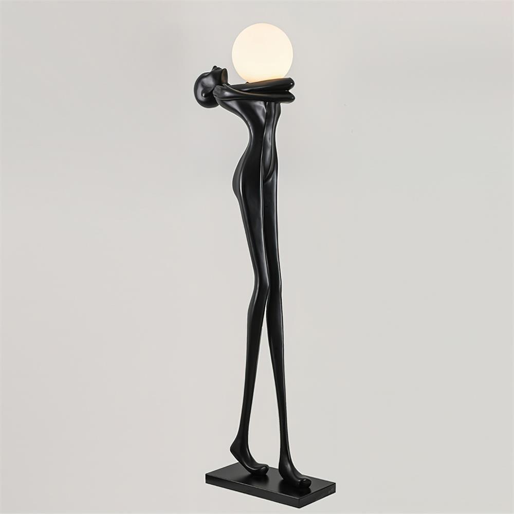 Embrace Ball Sculpture Floor Lamp - Modern LED Design