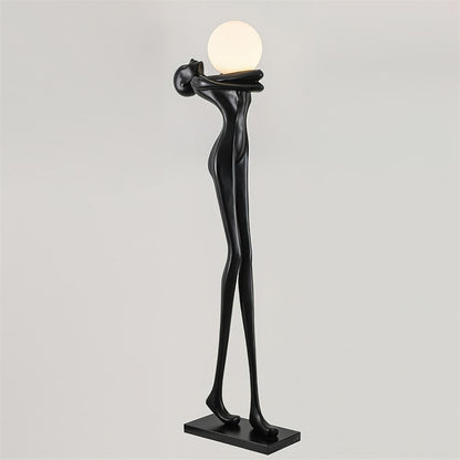 Embrace Ball Sculpture Floor Lamp - Modern LED Design