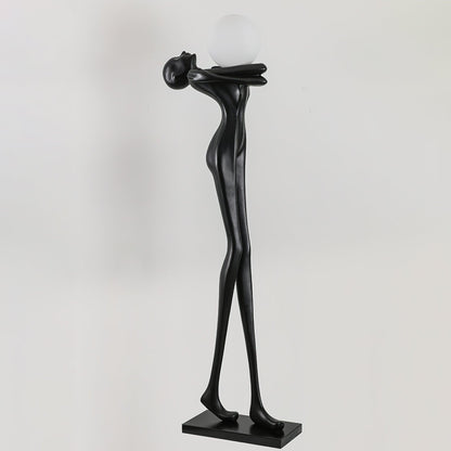 Embrace Ball Sculpture Floor Lamp - Modern LED Design