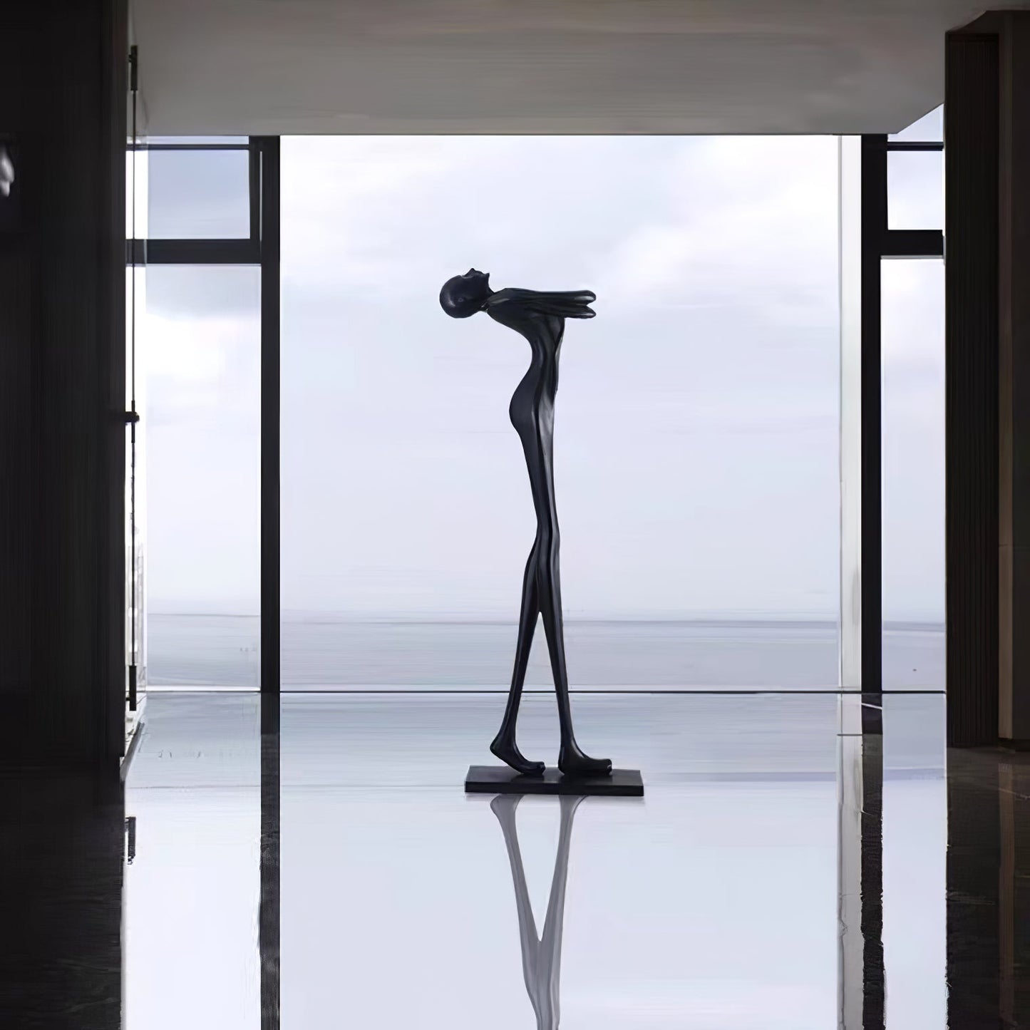 Embrace Ball Sculpture Floor Lamp - Modern LED Design