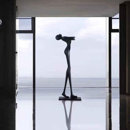 Embrace Ball Sculpture Floor Lamp - Modern LED Design