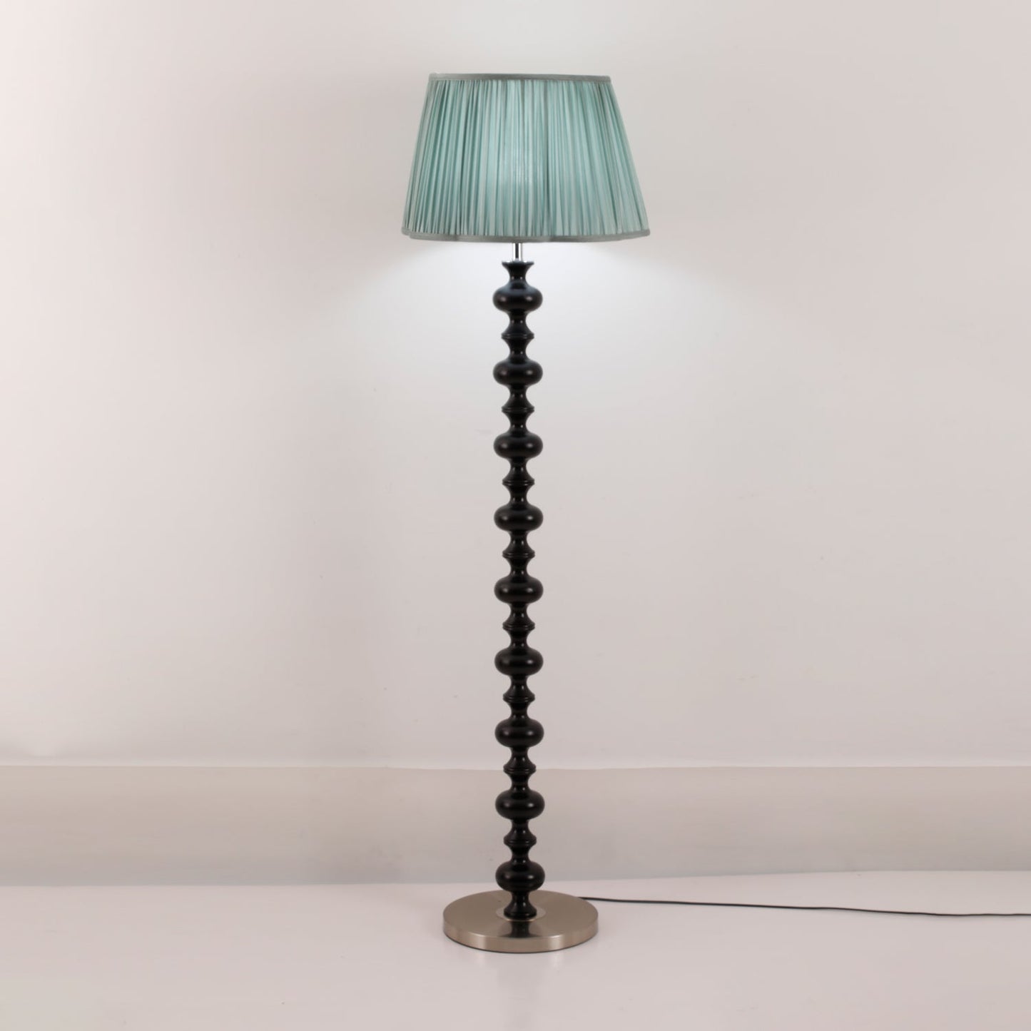 Emery Floor Lamp - Modern LED Indoor Lighting, Green Shade
