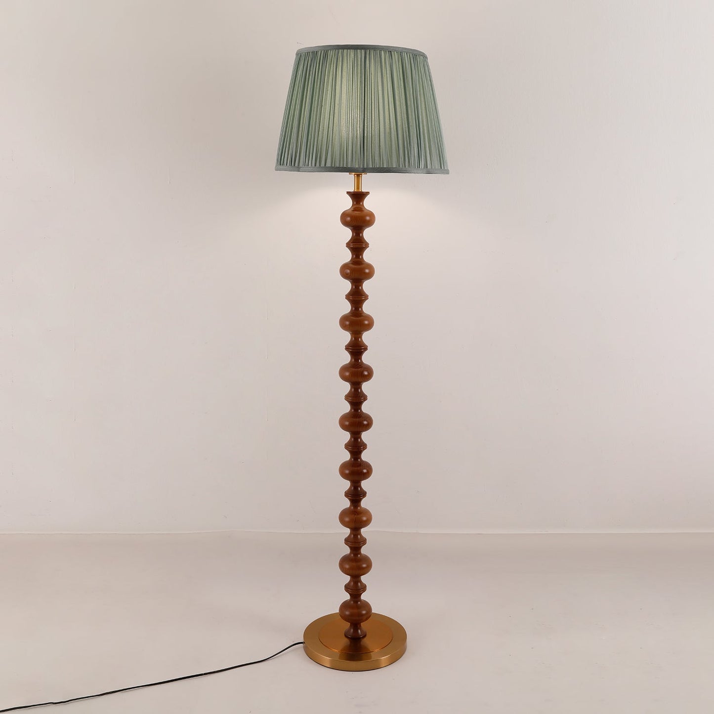 Emery Floor Lamp - Modern LED Indoor Lighting, Green Shade