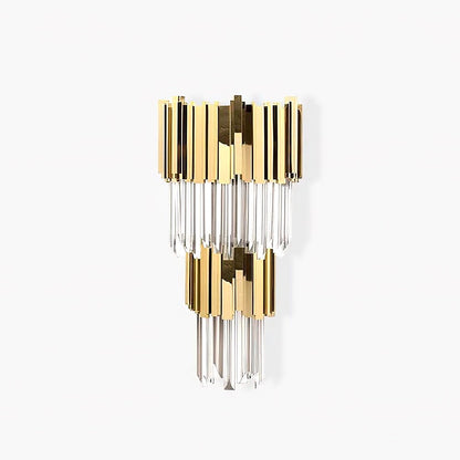 Empire Wall Lamp LED Indoor Lighting - Gold Finish, Set of 2