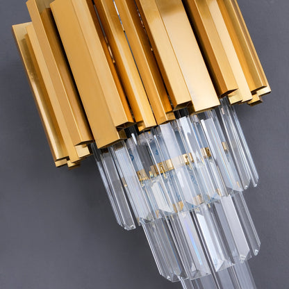 Empire Wall Lamp LED Indoor Lighting - Gold Finish, Set of 2