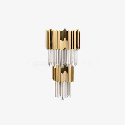 Empire Wall Lamp LED Indoor Lighting - Gold Finish, Set of 2