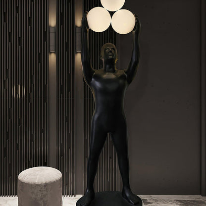 Enlightened Figure Sculptor Floor Lamp - LED Indoor Lighting