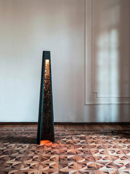 Estela Floor Lamp LED Marble Black Indoor Lighting 101cm