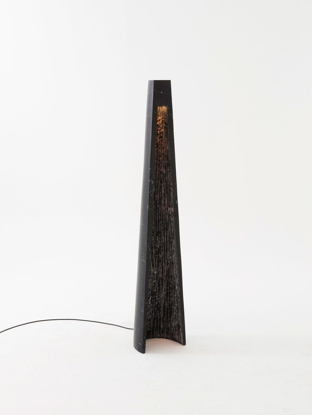 Estela Floor Lamp LED Marble Black Indoor Lighting 101cm