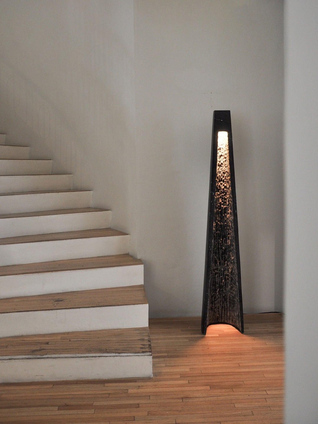 Estela Floor Lamp LED Marble Black Indoor Lighting 101cm