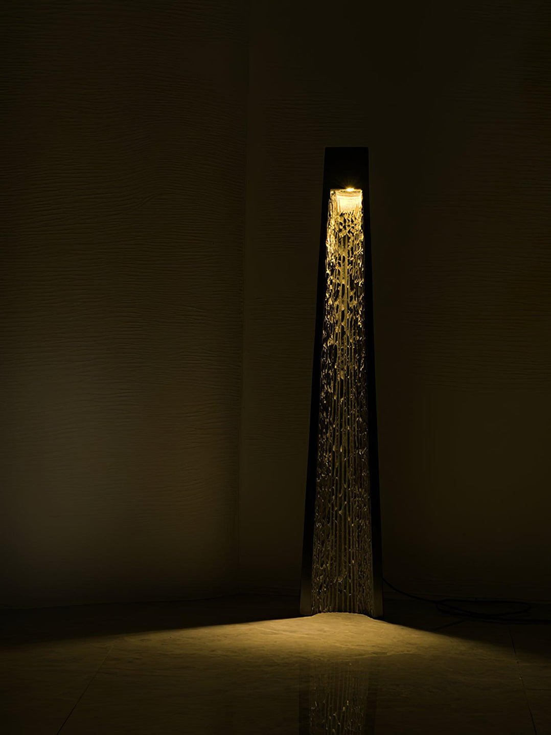 Estela Floor Lamp LED Marble Black Indoor Lighting 101cm