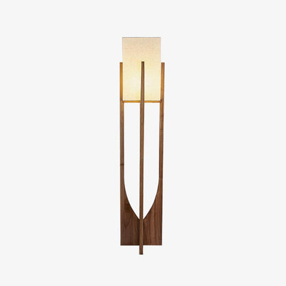 Fairbanks Floor Lamp - LED Ash Wood Design for Indoor Use