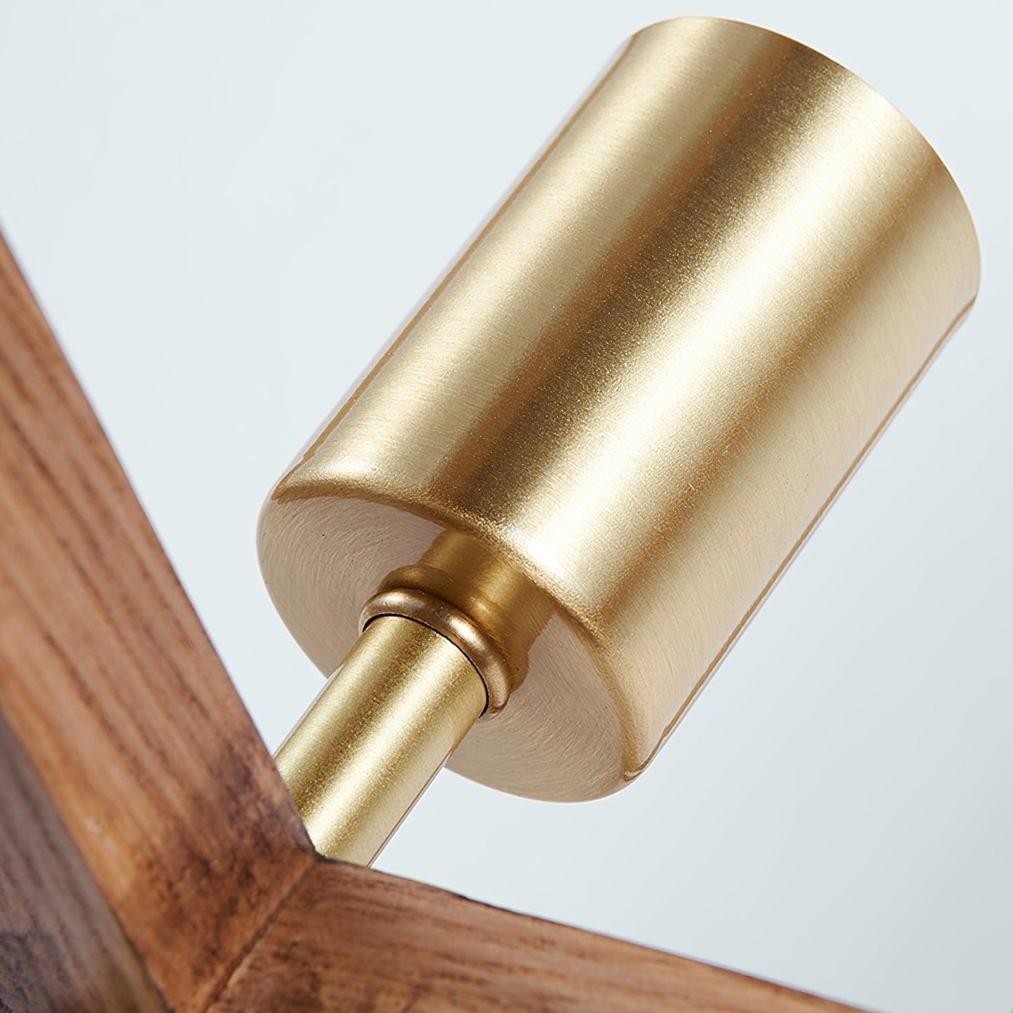 Fairbanks Floor Lamp - LED Ash Wood Design for Indoor Use