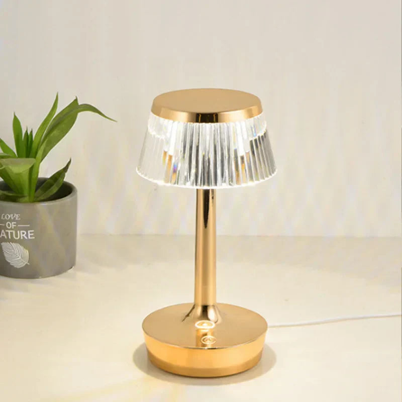Rechargeable Wireless Table Lamp LED Waterproof Touch Control