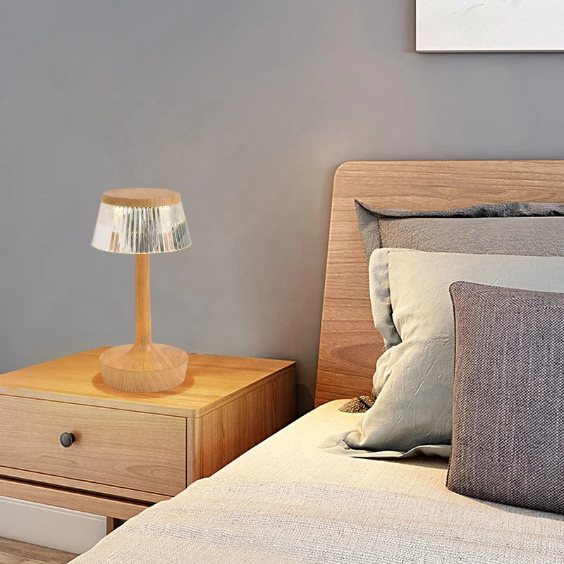 Rechargeable Wireless Table Lamp LED Waterproof Touch Control