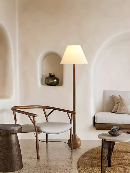 Final Strike Floor Lamp - LED Indoor Lighting - Wooden Base