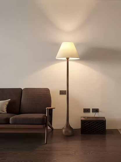 Final Strike Floor Lamp - LED Indoor Lighting - Wooden Base