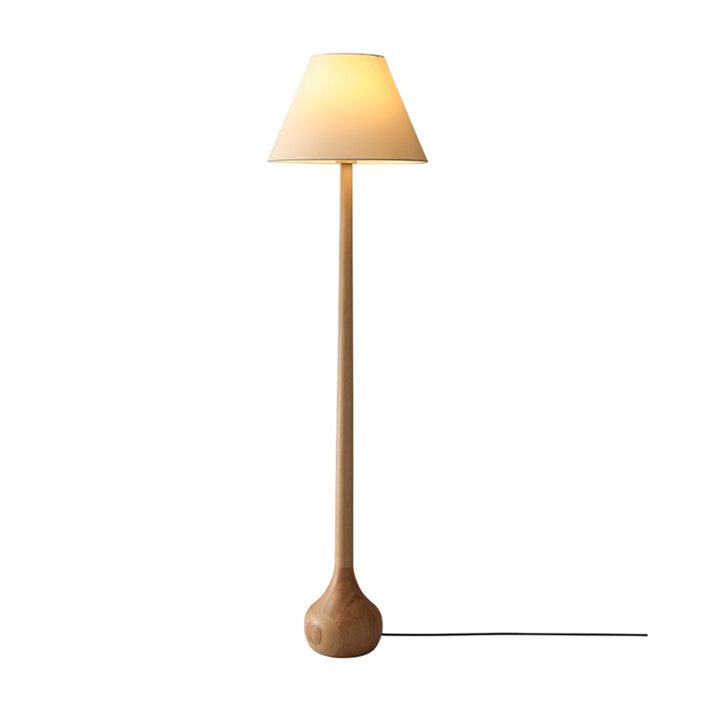 Final Strike Floor Lamp - LED Indoor Lighting - Wooden Base